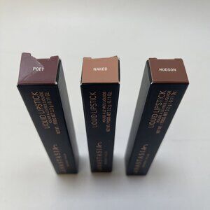 Lot 3x Anastasia Beveryl Hills Travel Size Liquid Lipstick Hudson / Poet / Naked